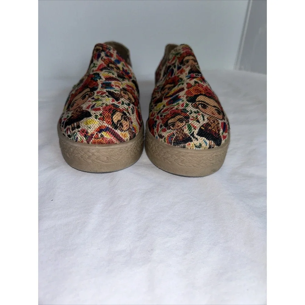 Sarahi's Artesianias Mexicanas Frida slip on‎ espadrilles Women's Size 9